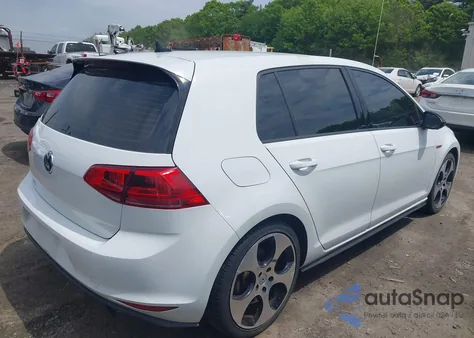 2016 Volkswagen Golf Gti S 4-Door from USA, damaged, VIN 3VW4T7AU9GM017483